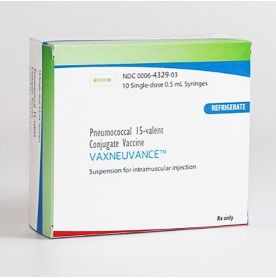 15價肺炎鏈球菌結合疫苗Vaxneuvance™ (Pneumococcal 15‑valent Conjugate Vaccine)(單針)