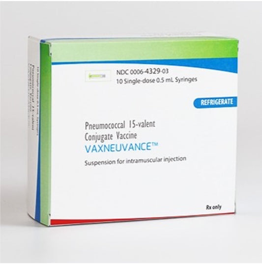 15價肺炎鏈球菌結合疫苗Vaxneuvance™ (Pneumococcal 15‑valent Conjugate Vaccine)(單針)